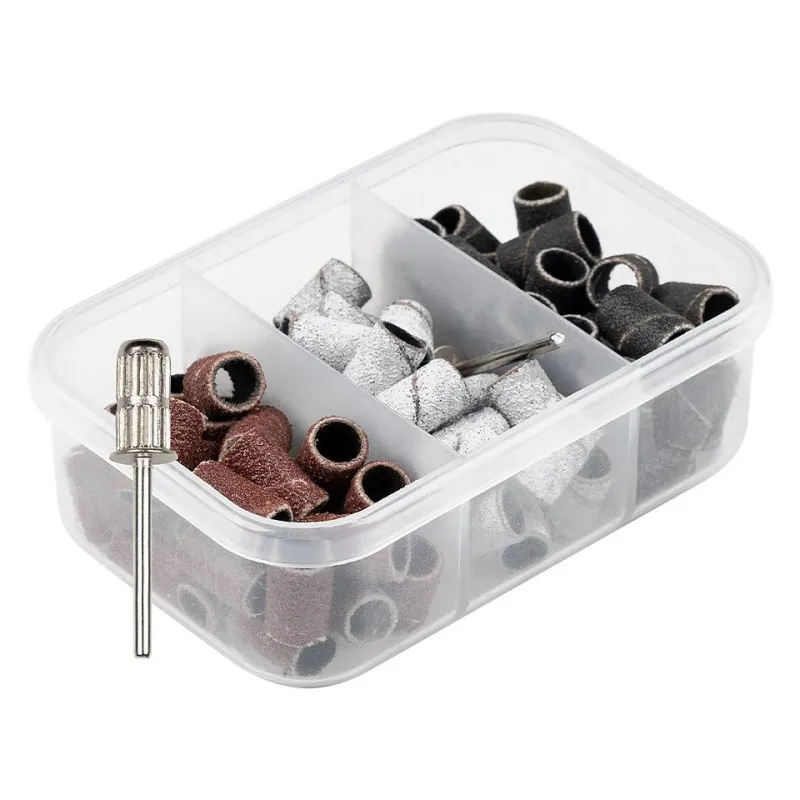 Rezerve Smirghel Unghii SensoPRO Milano, Granulatie 80 120 180, Set 75 Bucati