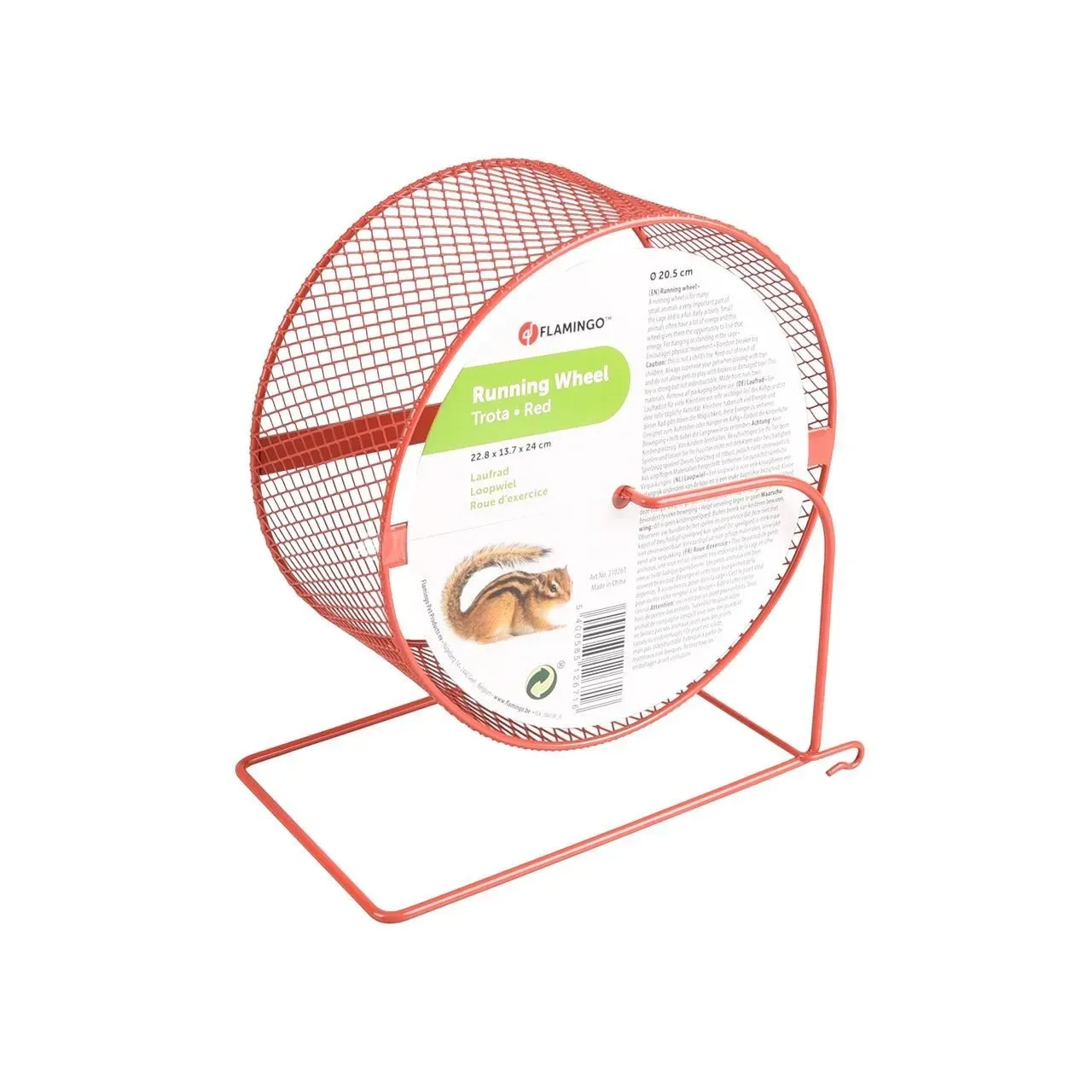 Roata Carusel pentru Rozatoare, Rosu, cu Suport, Flamingo, 11.5 cm