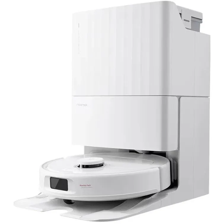 ROBOROCK Aspirator robot Roborock QRevo Plus, umed si uscat, 5200 mAh, 7000Pa, capacitate 0.33 L, Wi-Fi, Alb