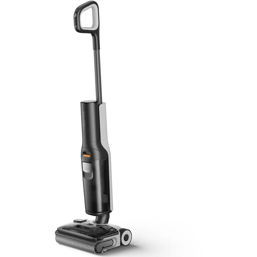 ROBOROCK Aspirator vertical Roborock WD5M2A F25 ACE, curatare umeda si uscata, tehnologie JawScraper, auto curatare, dispenser detergent, Slitech 2.0, APP Roborock, autonomie pana la 60 min (mod ECO), Alb-Negru