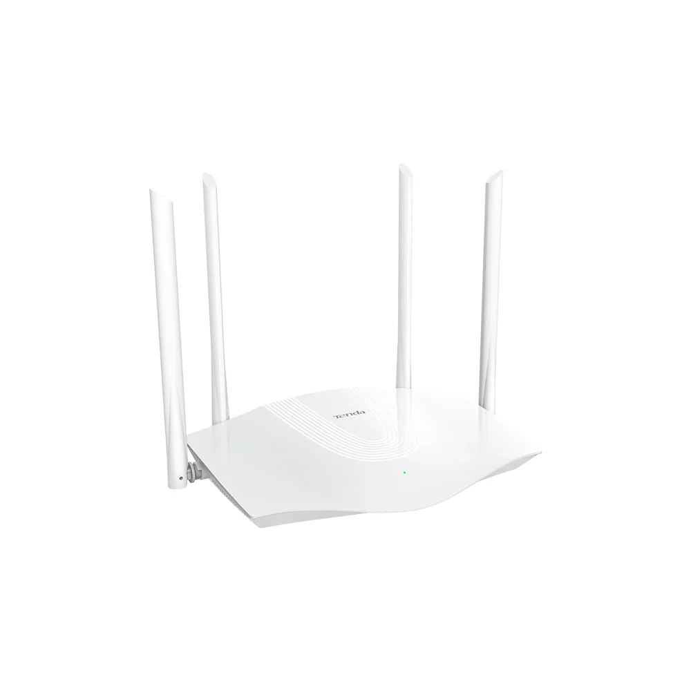 Router wireless Gigabit Dual-Band Tenda AX1800 RX3, 4 porturi, 1201 Mbps, WiFi 6