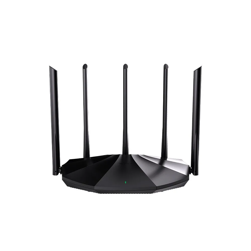 Router wireless Gigabit dual-band Tenda RX2 Pro, WiFi 6, 1501 Mbps, 2.4-5 GHz, MU-MIMO, Beamforming, control prin aplicatie