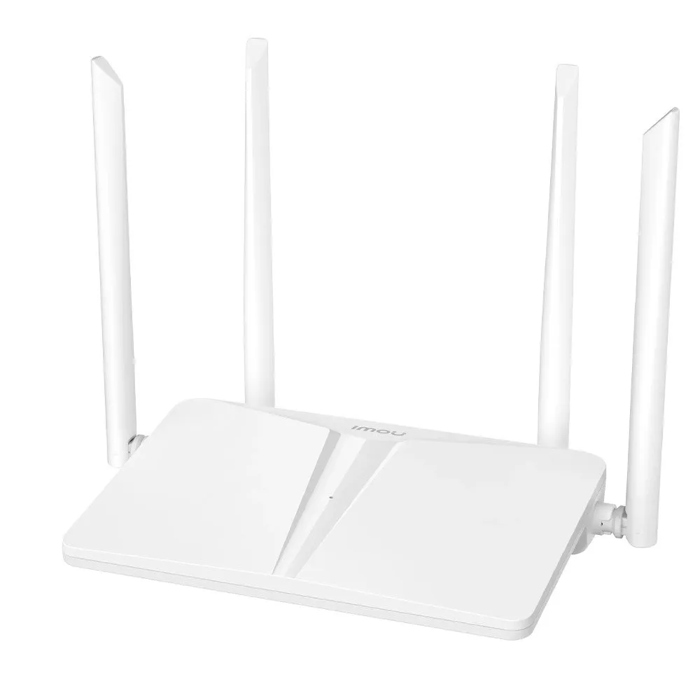 Router wireless Imou HR340, 4 porturi, 4 antene, 300 Mbps, 2.4 GHz, Auto-sync