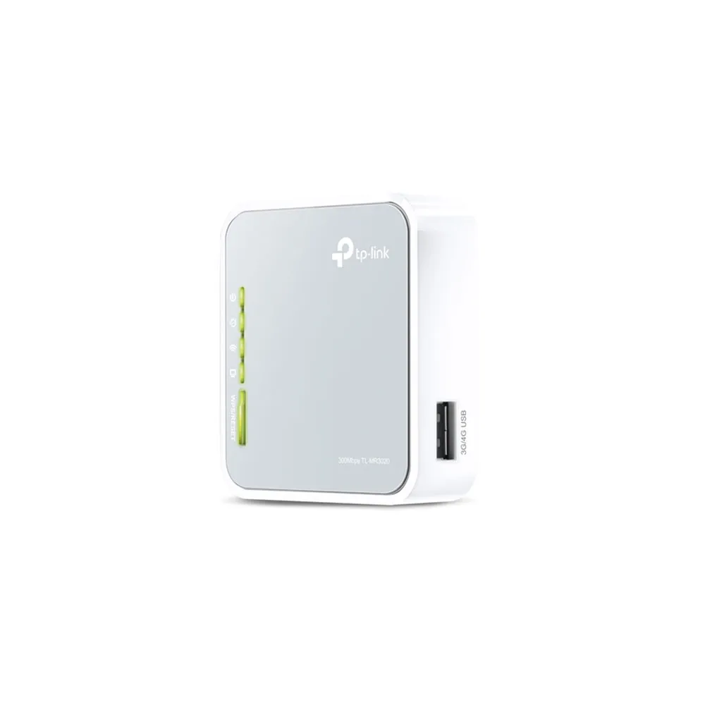 Router wireless portabil TP-Link TL-MR3020, 1 port WAN/LAN, 300 Mbps