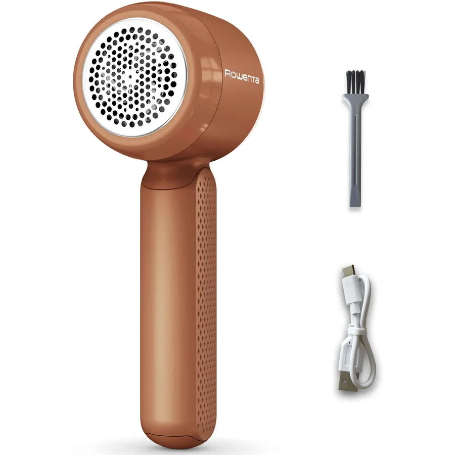 Rowenta Aparat de curatat scame Rowenta Easy Care JA8001E0, autonomie 60 minute, perie de curatare, cablu incarcare USB-C, maner ergonomic, teracotta