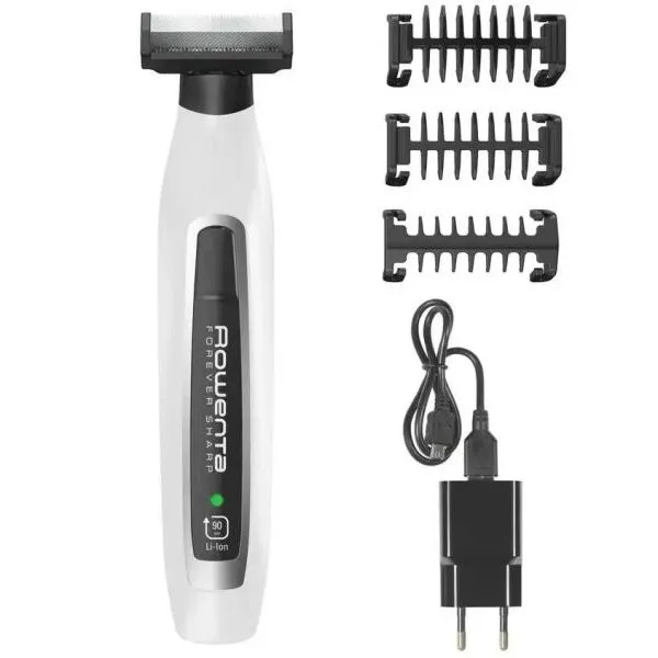 Rowenta Aparat de tuns ROWENTA FOREVER SHARP - EASY TN6010F5, 4 trepte de taiere, 3 piepteni, Lavabil, Lame din inox 100% cu autoascutire