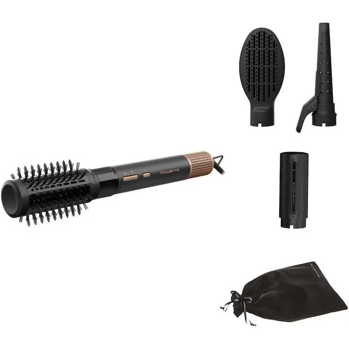 Rowenta Perie multifunctionala cu aer cald ROWENTA Air Shape UB9820E0, motor digital, 150 km/h, 3 trepte temperatura, generator ioni, invelis ceramic, accesorii incluse