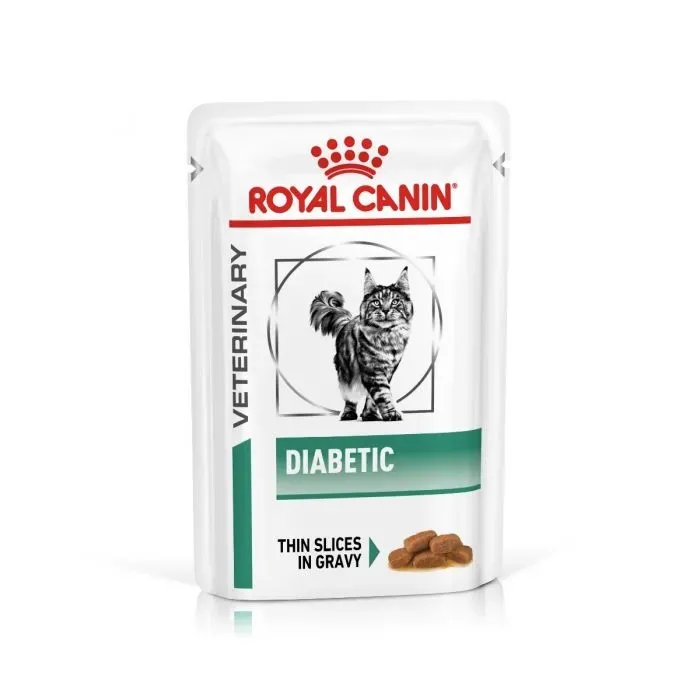 ROYAL CANIN Diabetic, dieta veterinara, plic hrana umeda pisici, diabet, (in sos), 85 g