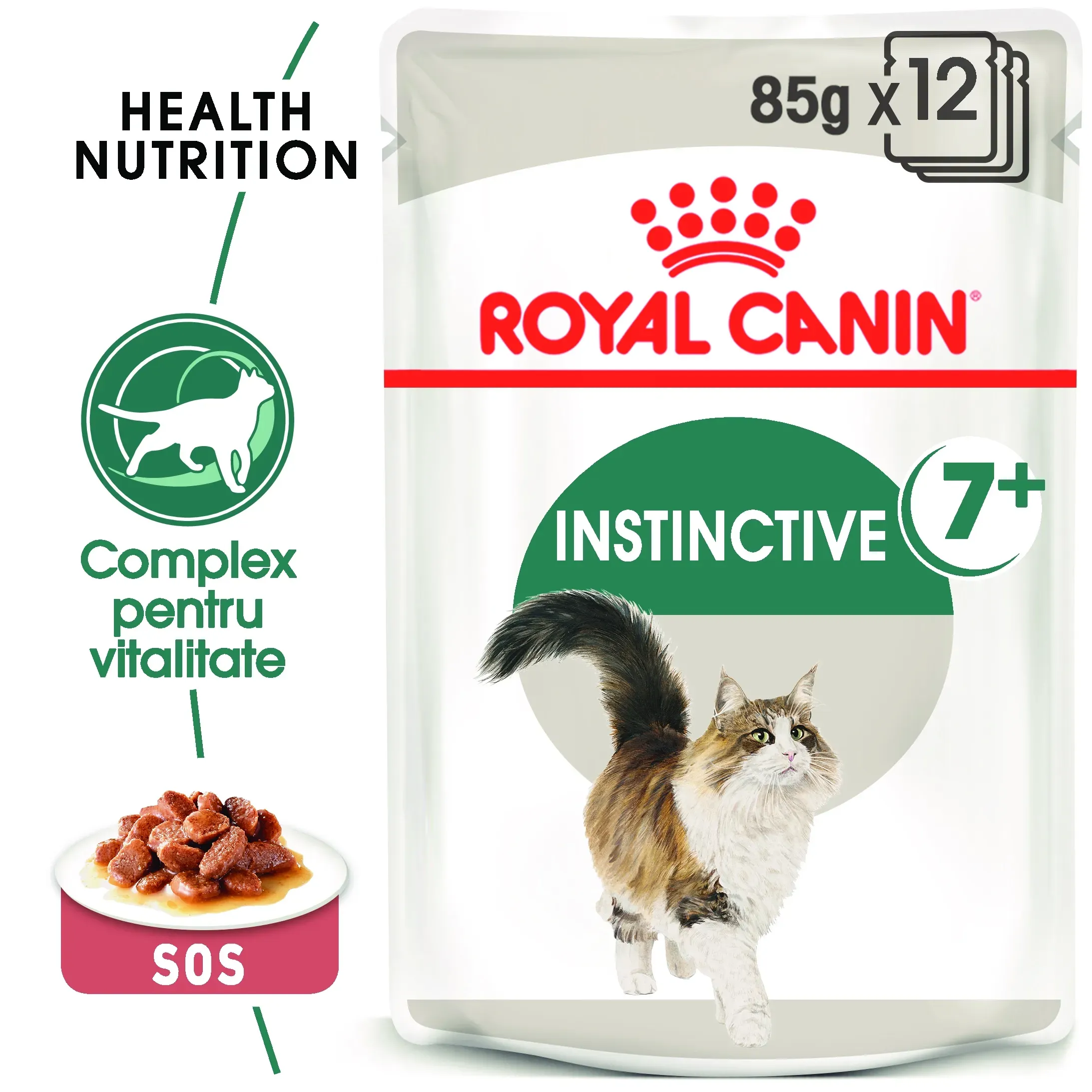 Royal Canin Instinctive 7+ hrana umeda pisica (in sos), 85 g