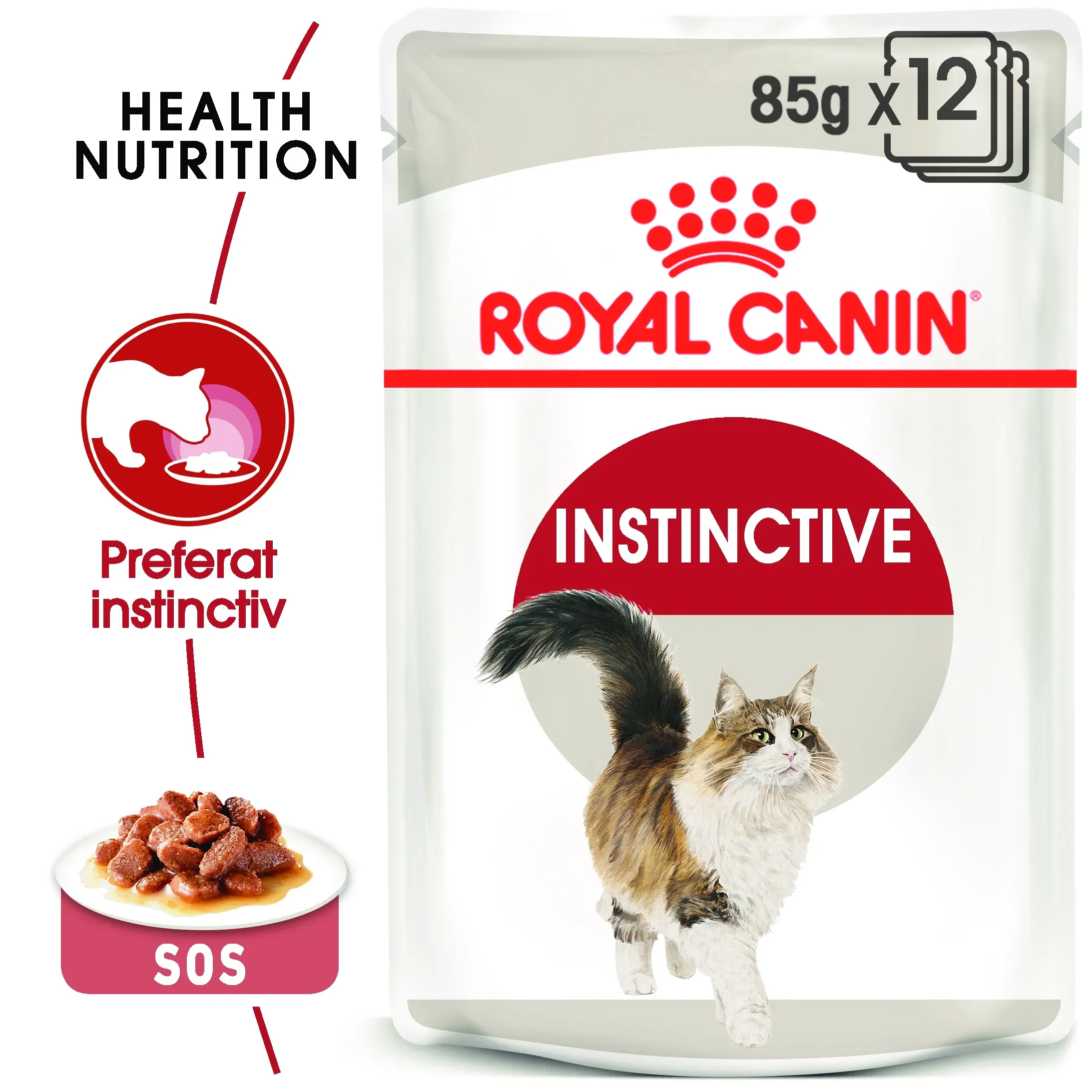 Royal Canin Instinctive Adult hrana umeda pisica (in sos), 85 g