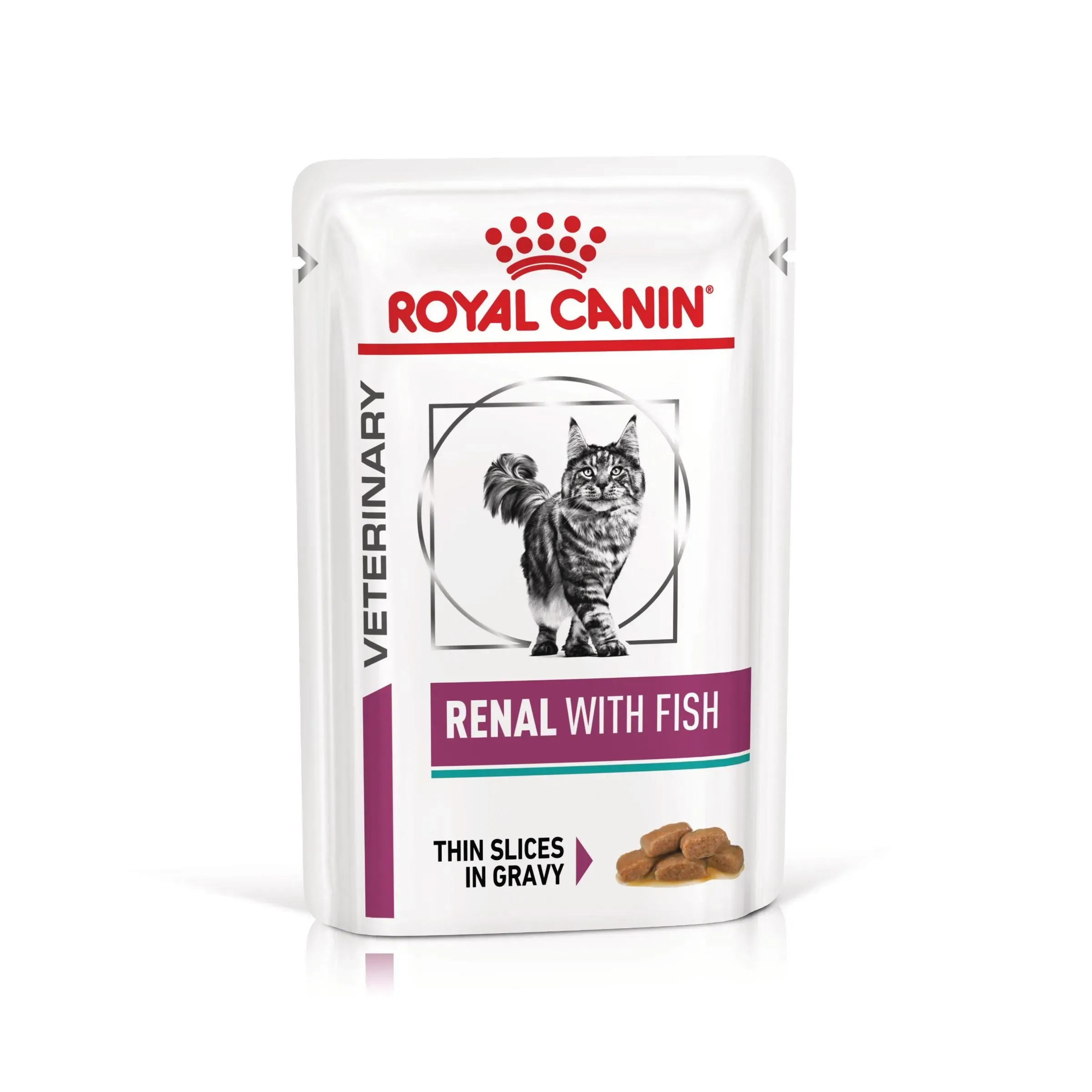 ROYAL CANIN Renal Fish, dieta veterinara, plic hrana umeda pisici, sistem renal, 85 g