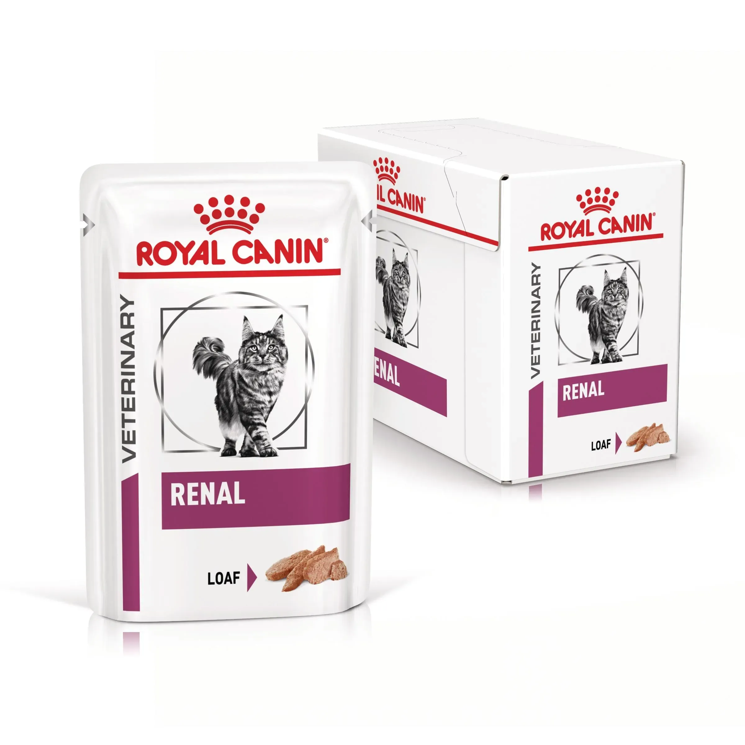 ROYAL CANIN Renal Loaf, dieta veterinara, plic hrana umeda pisici, sistem renal, (pate), 12x85 g