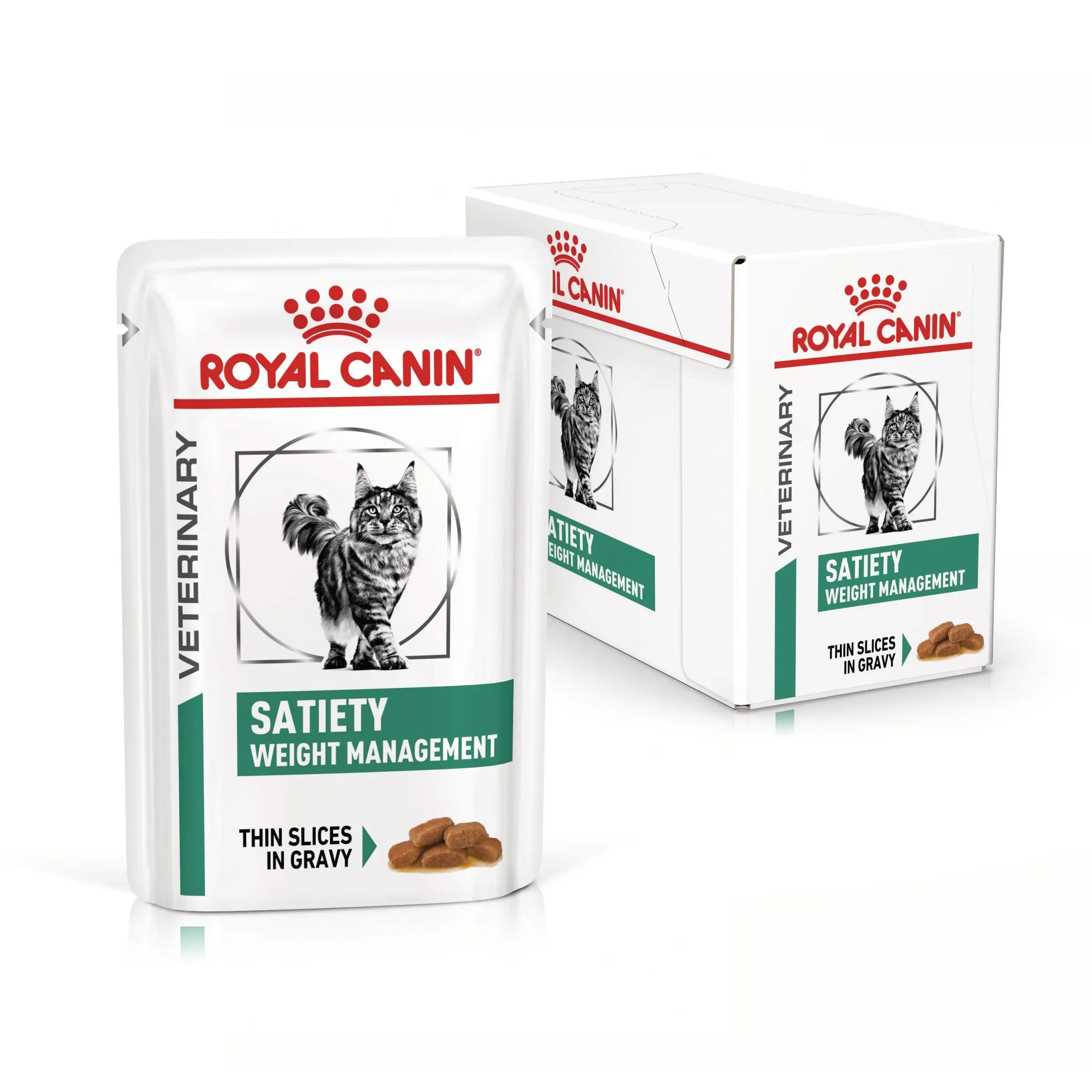 ROYAL CANIN Satiety Weight Management, dieta veterinara, plic hrana umeda pisici, obezitate, (in sos), 12x85 g