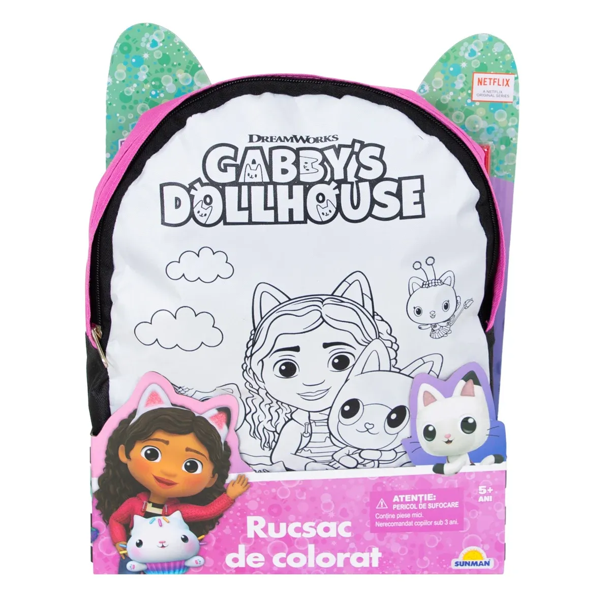 Rucsac de colorat, Gabbys Dollhouse