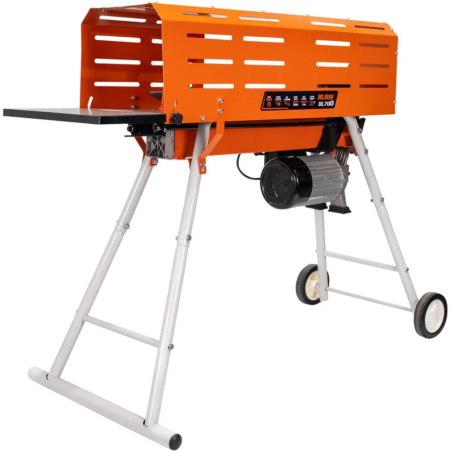 Ruris Despicator lemne Ruris DL700, 2200 W, 230 V, IP54, 7 tone forta despicare, 50-250 mm Ø despicare, 520 mm lungime maxima despicare, 3 l capacitate rezervor hidraulic, roti transport, capac protectie