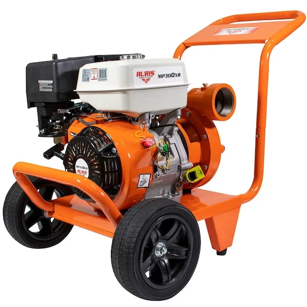 Ruris Motopompa RURIS MP300XR, 13 CP, 389 CC, 4 timpi, 3 prindere furtun, 40 m3/h debit maxim, 8 m adancime absorbtie, 80 m refulare verticala, 800 m refulare orizontala, 3.6 l benzina