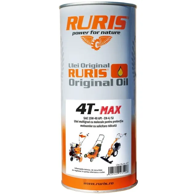 Ruris Ulei motor 4T Ruris, 15W-40, 1 L