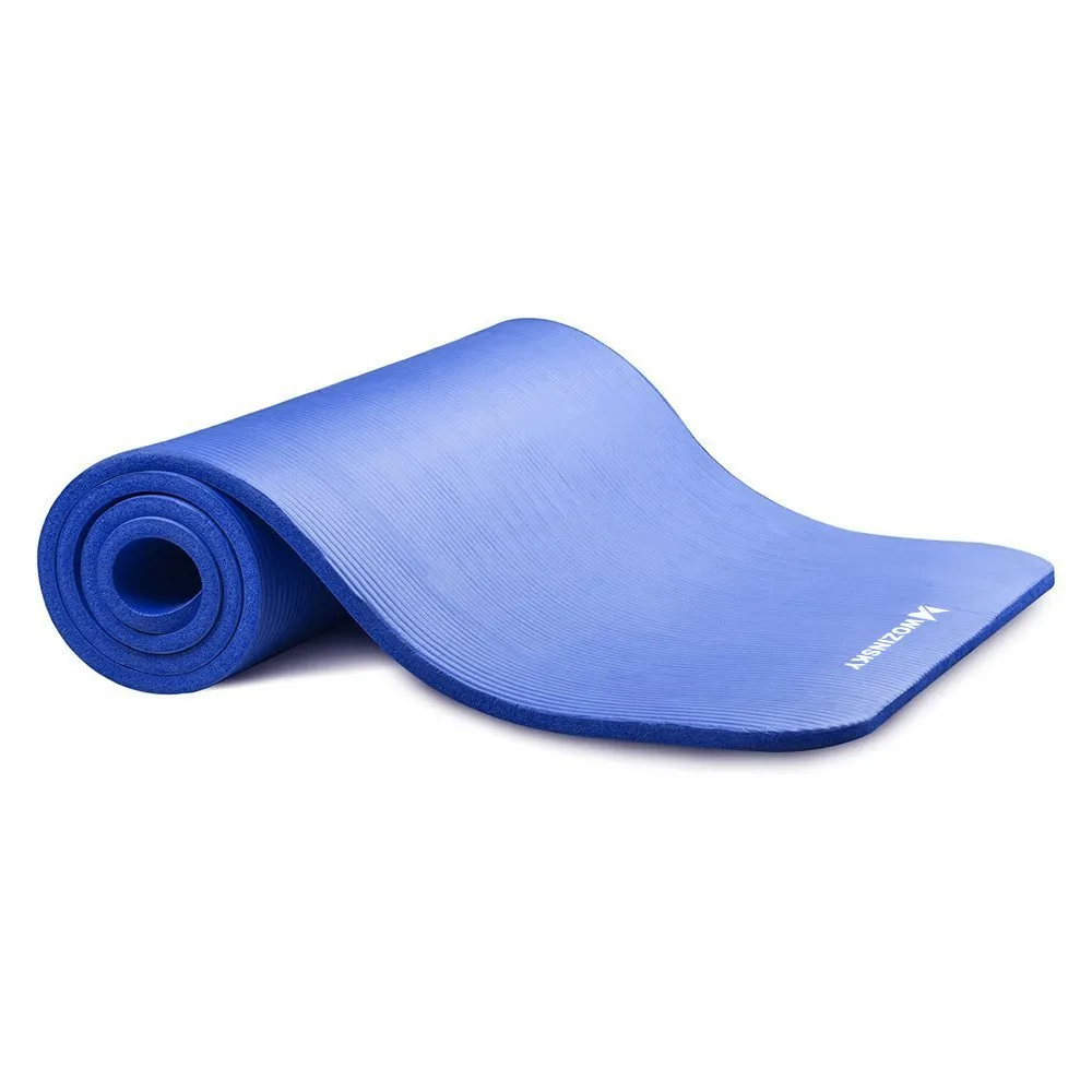 Saltea fitness Wozinsky Fitness Mat, Anti-alunecare, 181 x 63 x 0.9 cm, Albastru