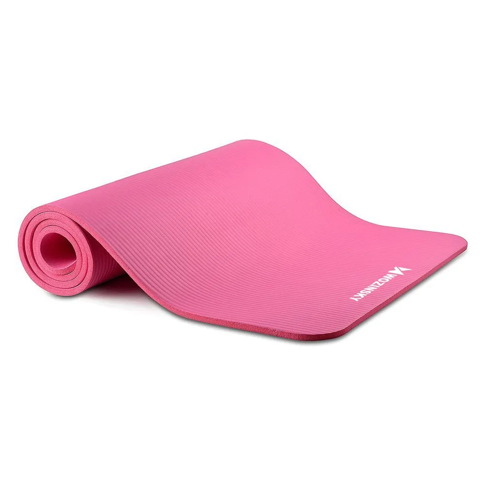 Saltea fitness Wozinsky Fitness Mat, Anti-alunecare, 181 x 63 x 0.9 cm, Roz