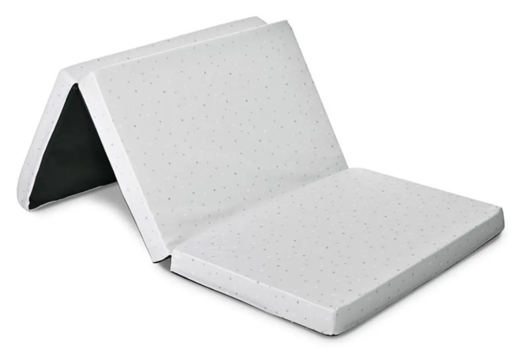 Saltea pliabila de voiaj, Lorelli, spuma elastica, 60 x 120 x 5 cm, Grey Sky