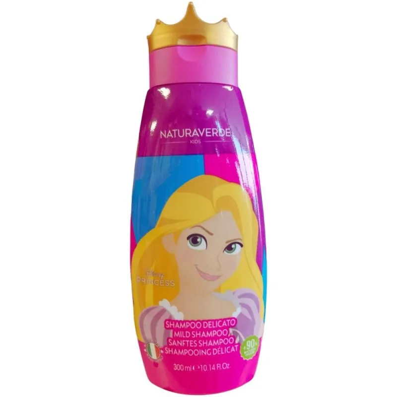Sampon de Copii Disney Princess Naturaverde, cu Extract de Miere Organica, 300 ml