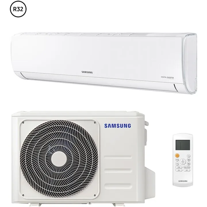 Samsung Aparat de aer conditionat Samsung AR35 18000 BTU, Clasa A++, Fast cooling, Good Sleep, AR18BXHQASINEU/AR18BXHQASIXEU, Alb