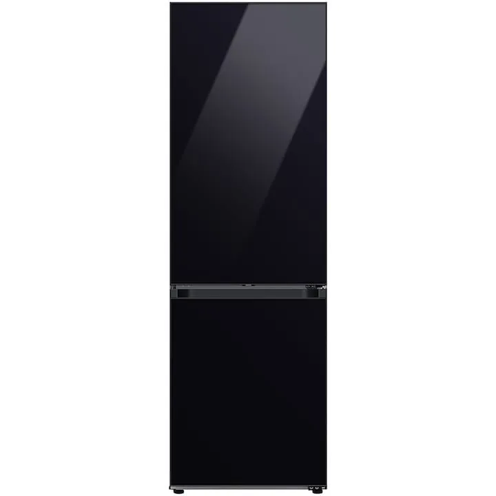 Samsung Combina frigorifica Bespoke Samsung, RB34C7B5E22/EF, 344 l, No Frost, WiFi, AI Energy, Compresor Digital Inverter, Clasa E, SpaceMax, H 185.3 cm, Sticla neagra