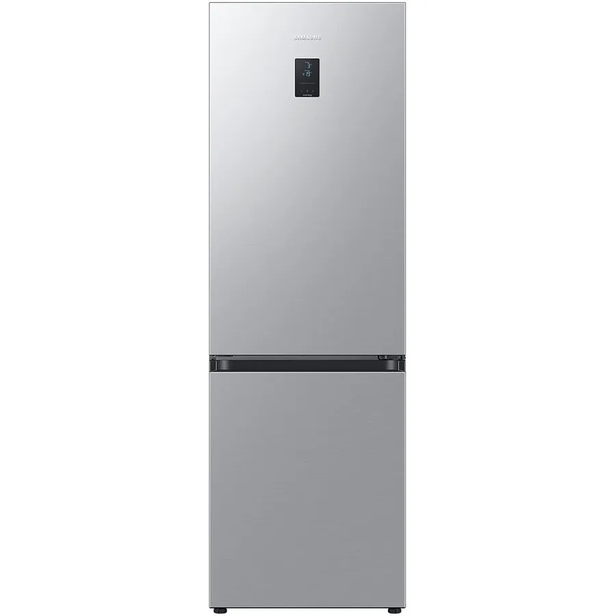 Samsung Combina frigorifica Samsung RB34C672ESA/EF, 344 l, No Frost, All Around Cooling, WIFI, AI Energy, Clasa E, Compresor Digital Inverter,H 185.3 cm, Argintiu