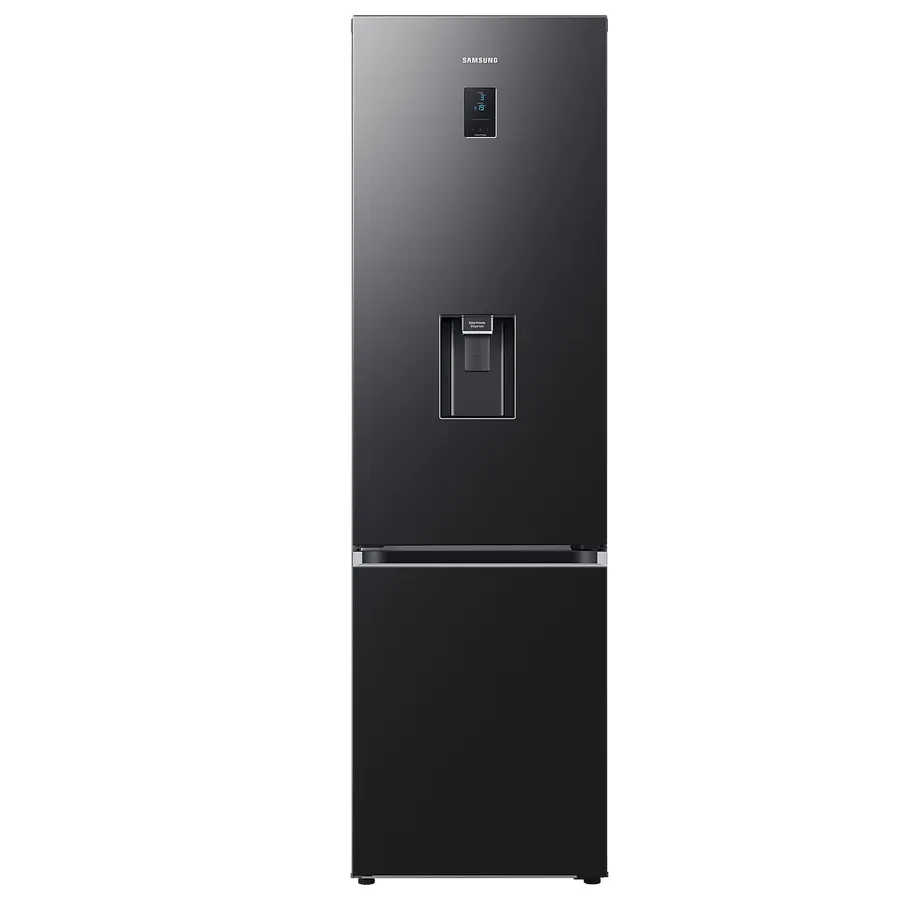Samsung Combina frigorifica Samsung RB38C650EB1/EF, 386 l, Total No Frost, All-Around Cooling, Compresor Digital Inverter, Dozator apa, WiFi, Clasa E, H 203 cm, Dark Inox