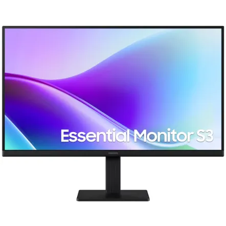 Samsung Monitor LED IPS Samsung Essential Monitor S3, 24 inch, Full HD, HDMI, 120Hz, 5ms, Negru