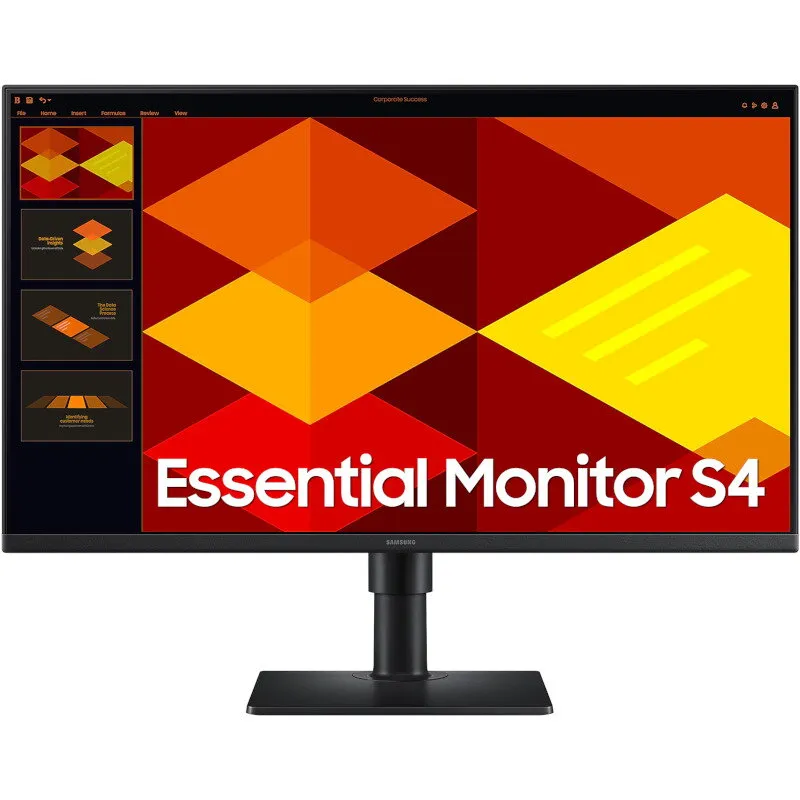 Samsung Monitor LED Samsung Essential S4 S40GD LS27D406GAUXEN, Full HD, 27 inch, FHD, IPS, 5 ms, 100 Hz, Negru