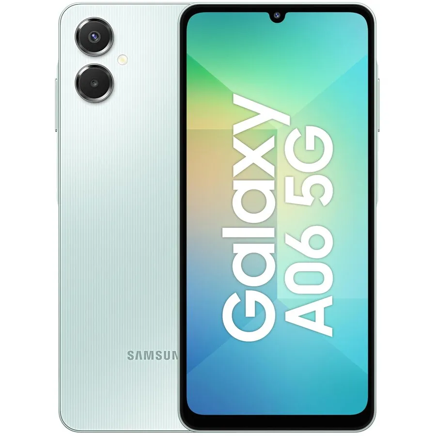 Samsung Telefon mobil Samsung Galaxy A06, Dual SIM, 128GB, 4GB RAM, 5G, 6.7 inch, Light Green