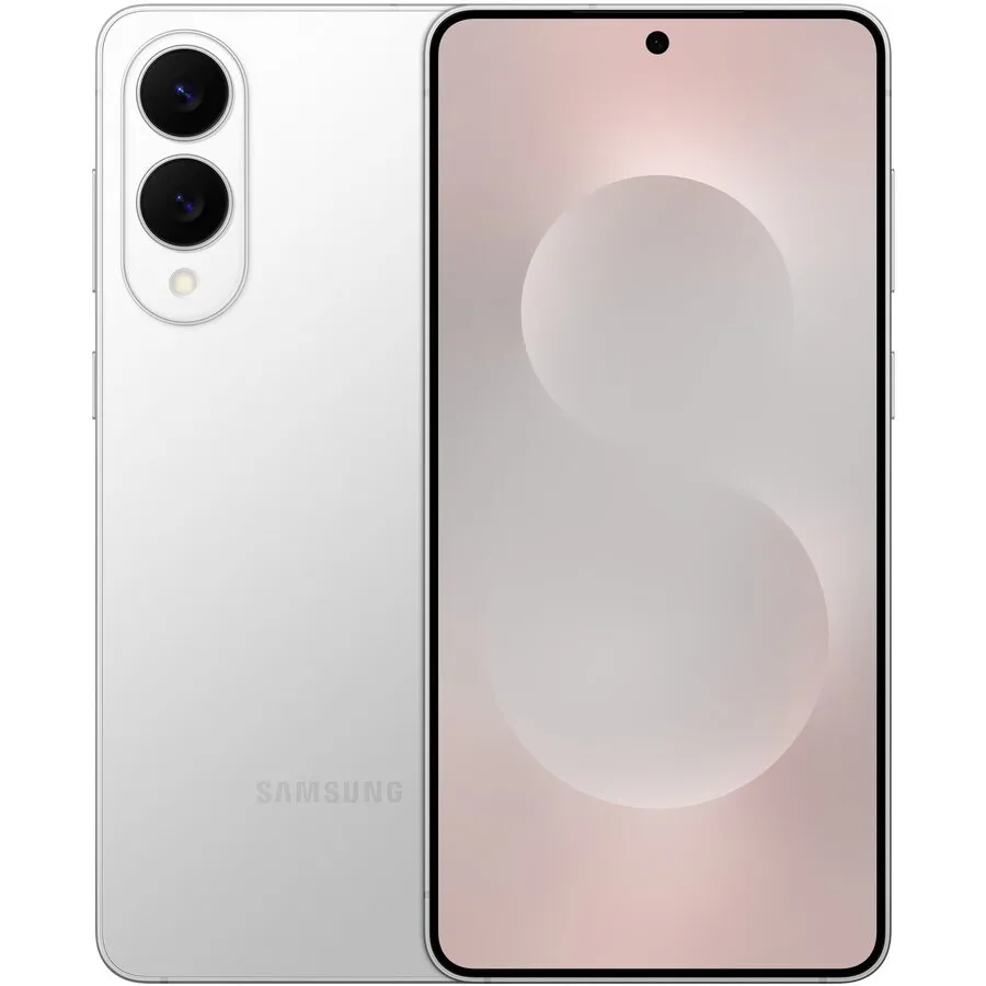 Samsung Telefon mobil Samsung Galaxy S25 Edge, 12GB RAM, 256GB, 5G, Titanium Silver