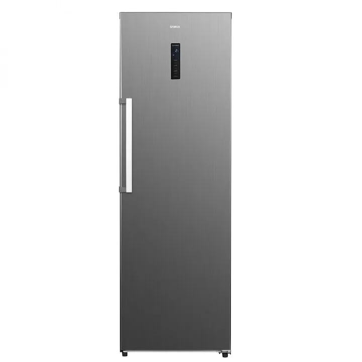 Samus Frigider cu o usa Samus SRX474NFE, 359L, Clasa E, H 185 cm, Inox/Argintiu
