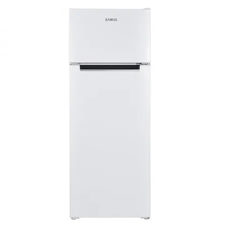 Samus Frigider cu 2 usi Samus SW284E, 206L, H 143 cm, Alb