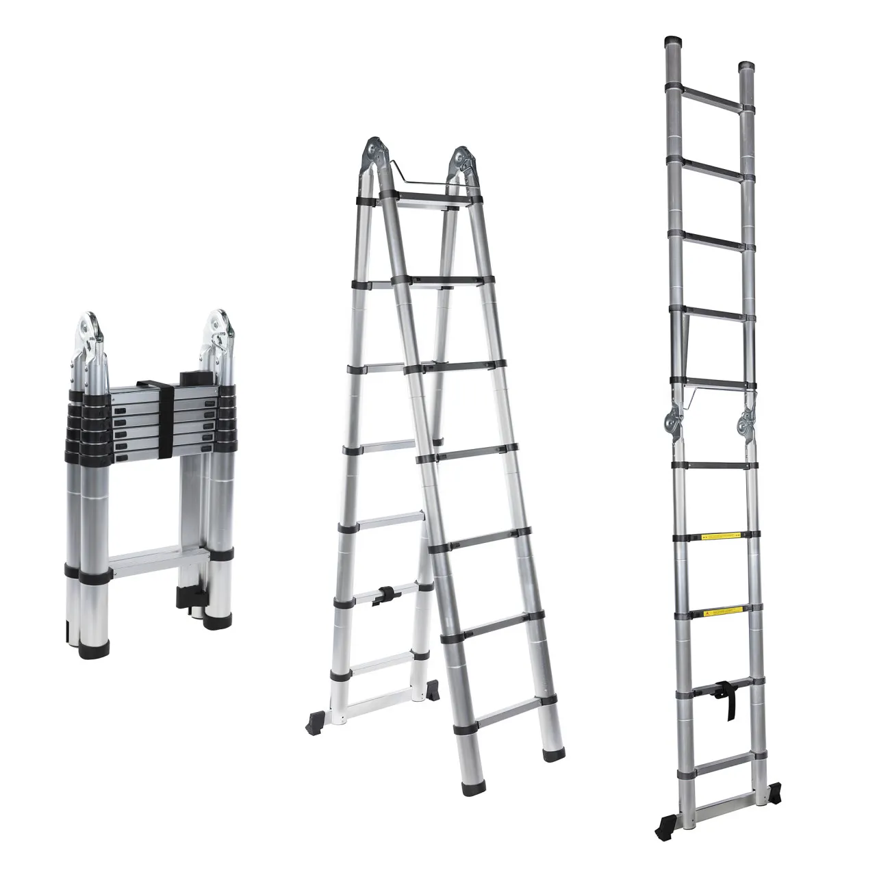 Scara aluminiu telescopica pliabila 4.4m - 14 trepte Detoolz DZ-C247