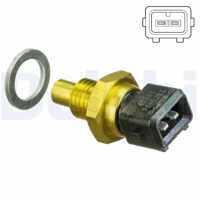 Senzor temperatura lichid racire (numar pini: 2, negru) potrivit VOLVO S40 I, V40 1.8LPG 2.0 07.95-06.04