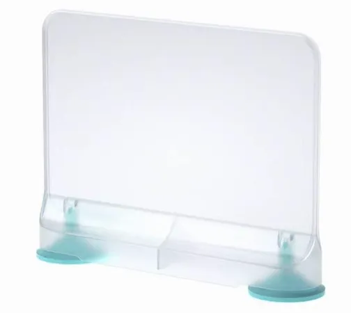 Separator pentru frigider 15.5 x 5.5 x 20.5 cm Transparent/ Albastru