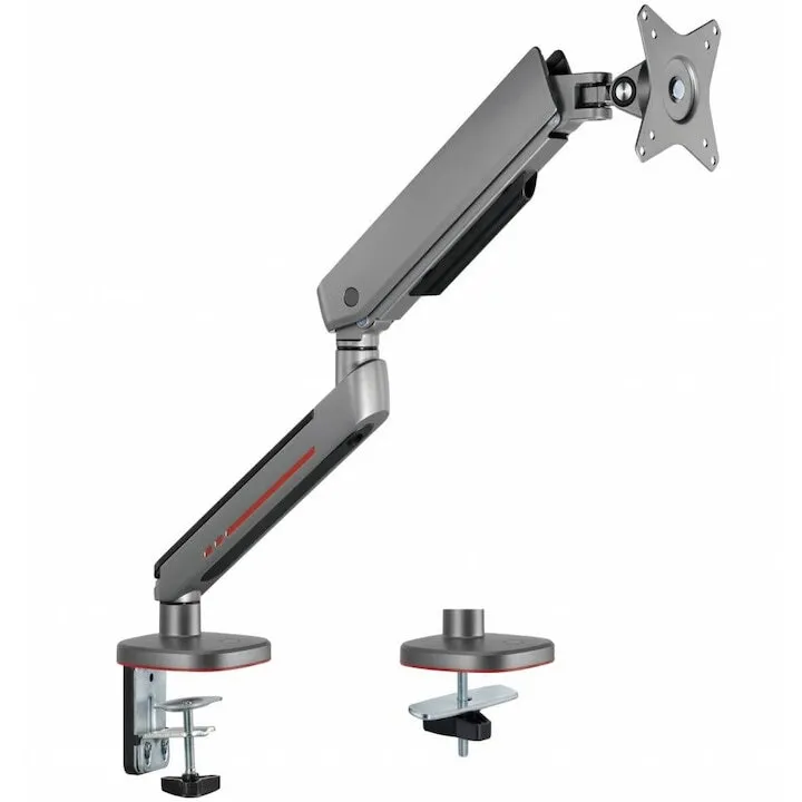 Serioux Suport monitor Serioux SRXA-MM54-C012GR, reglabil, ecran 27 - 45 inch, greutate maxima 14kg, Gri