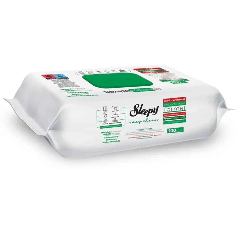 Servetele Umede Multisuprafete Sleepy Easy Clean, White Soap, 100 Bucati