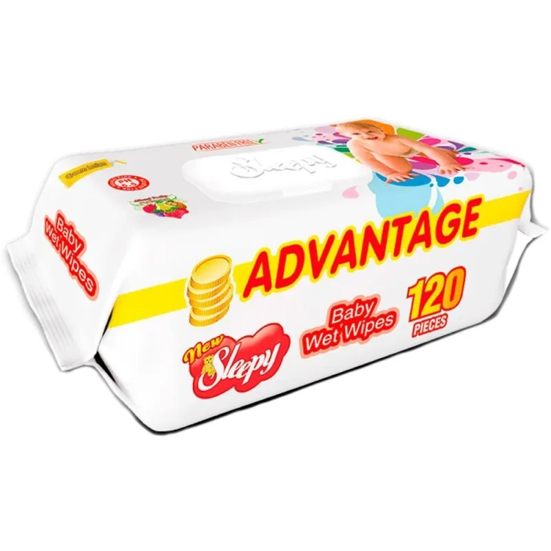 Servetele Umede pentru Bebelusi, New Sleepy Advantage, 120 Bucati