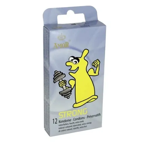Set 12 Prezervative Amor Strong, Latex