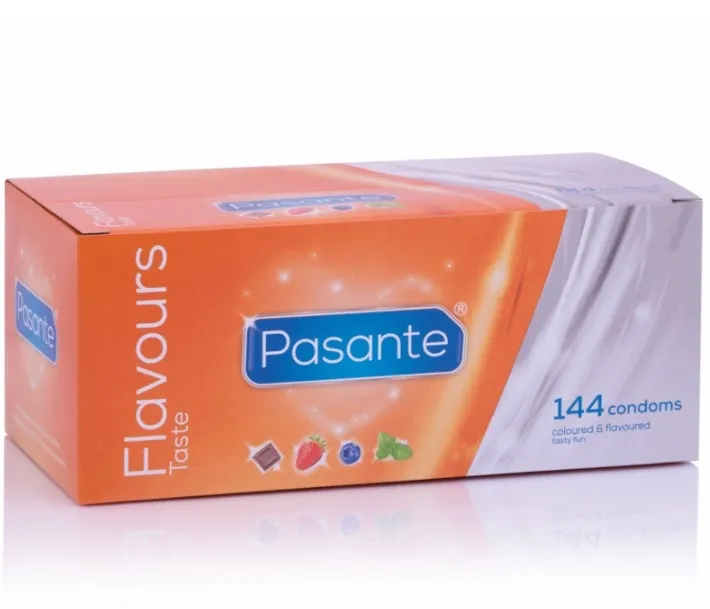 Set 144 Prezervative Pasante Flavours