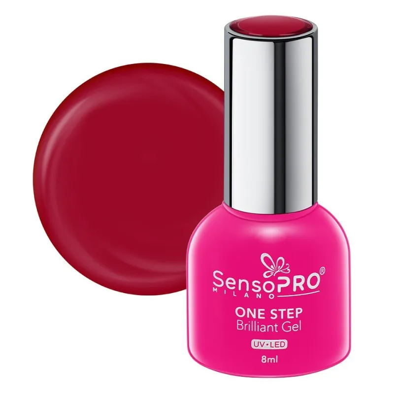 Set 2 x Oja Semipermanenta One Step Brilliant Gel SensoPRO Milano 8 ml, Blind Date 112