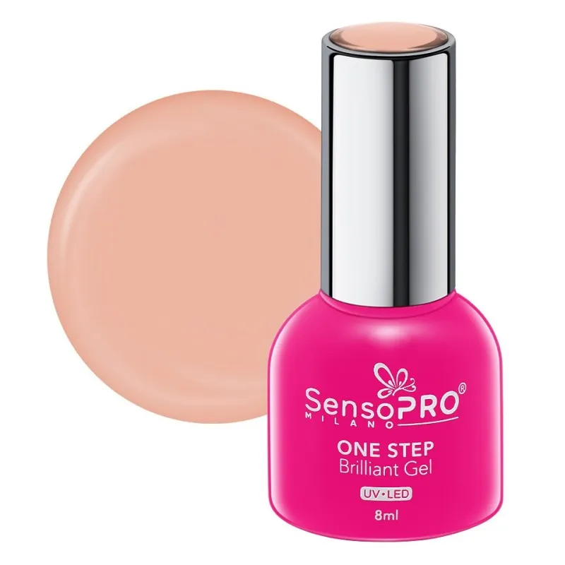 Set 2 x Oja Semipermanenta One Step Brilliant Gel SensoPRO Milano 8 ml, Pure Fatale 36