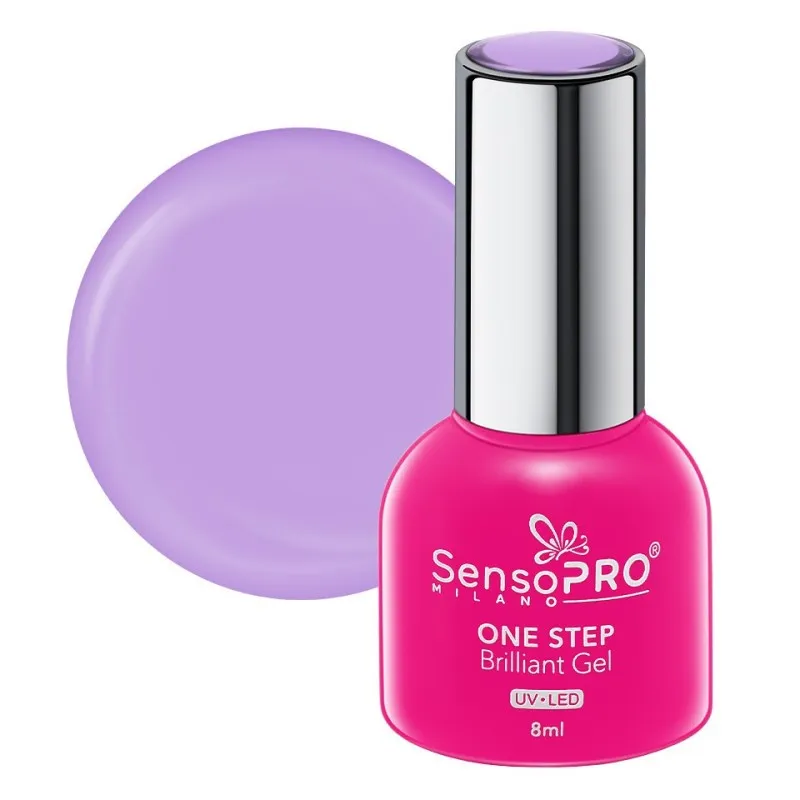 Set 2 x Oja Semipermanenta One Step Brilliant Gel SensoPRO Milano 8 ml, Rare Beauty 64