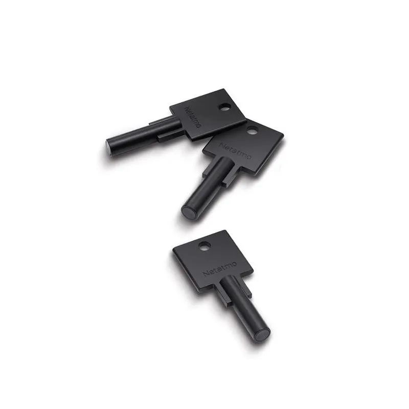 Set 3 chei pentru incuietoare Netatmo Doorlock, Negru