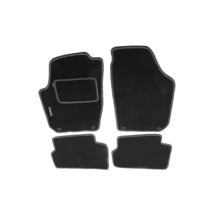 Set 4 covorase auto Skoda Fabia material textil gri inchis MAMMOOTH