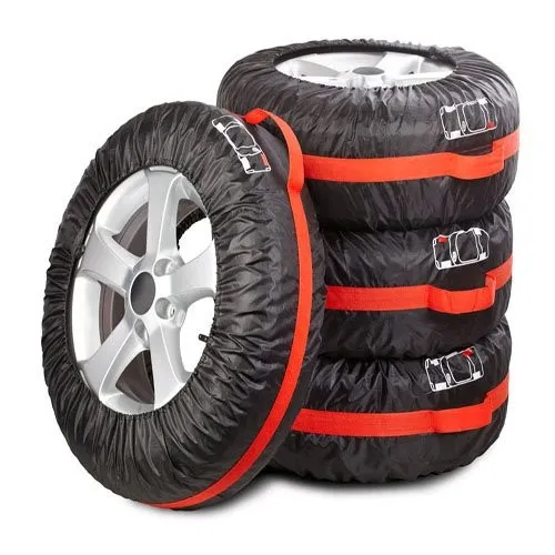 Set 4 genti-husa anvelope cu maner   TYRE-WRAP