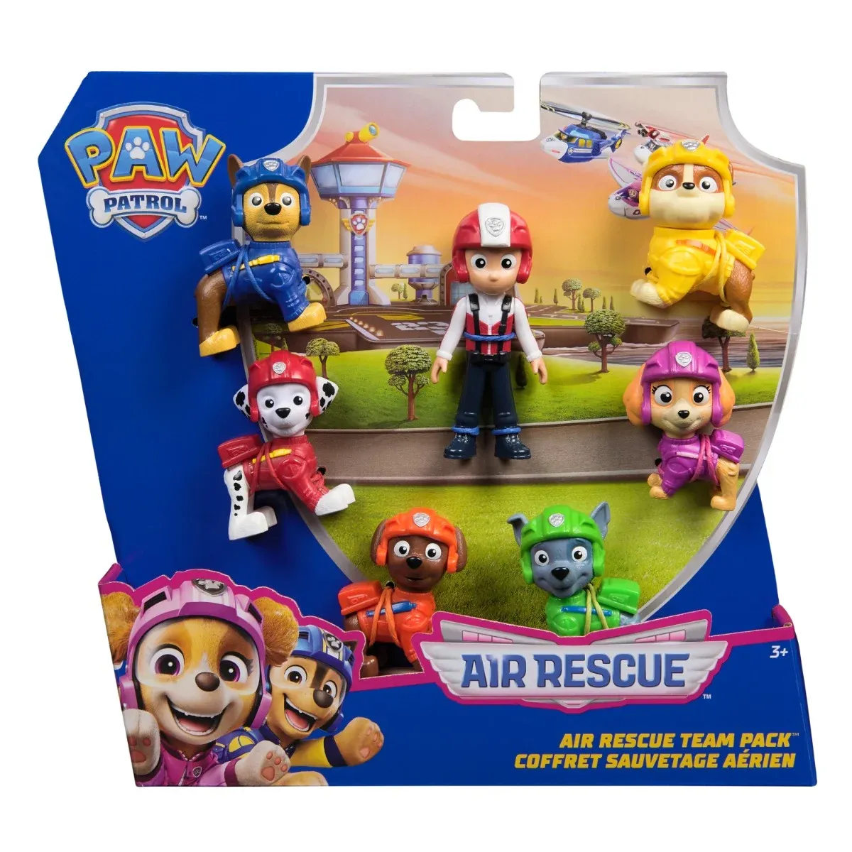 Set 7 figurine, Paw Patrol, Air Rescue, 6071499